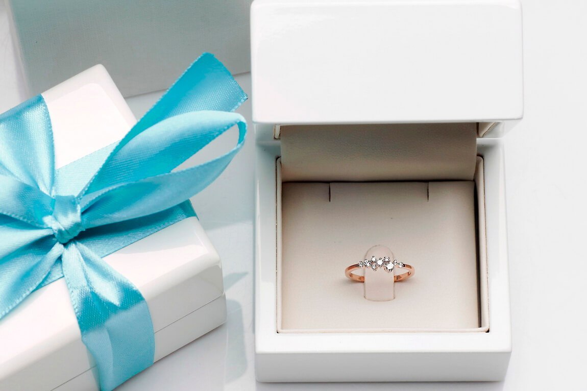 Emaga Złoty pierścionek PRD5400 - Diament